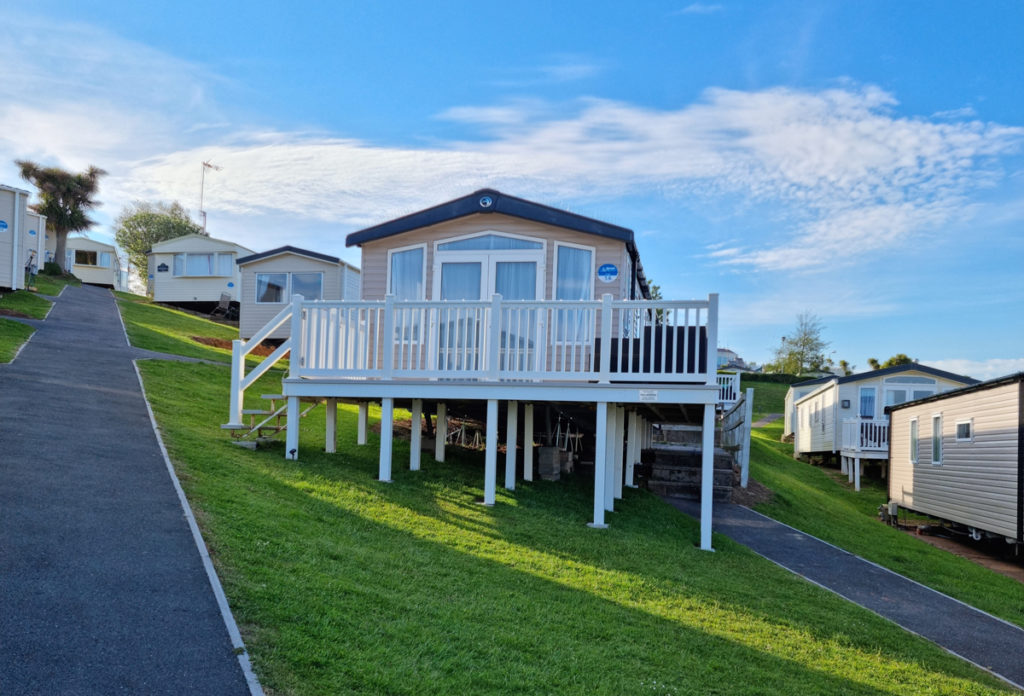 Caravan view from outside